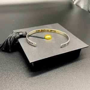 Keep F****** Going Graduation Cuff NWOT
